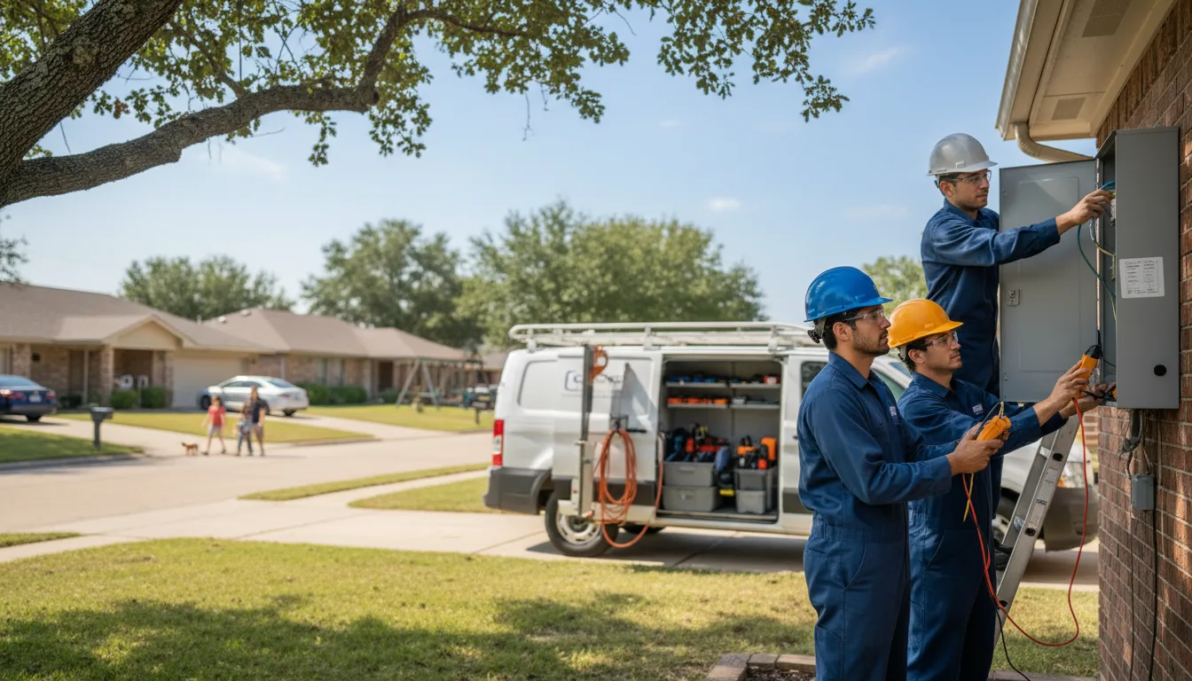 Certified electrician providing emergency electrical services in Luke, MD